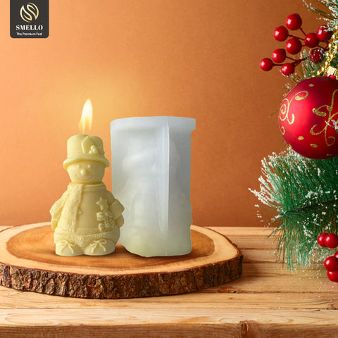 Smello's Christmas Snowman Candle Silicone Mould (SCM 211)