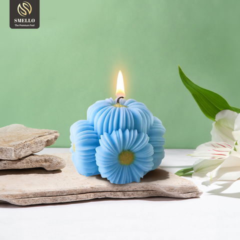 Smello 3D Flower Candle mould –Sunflower Silicone mould for DIY Scented Candle & Soap Making (SCM 239)