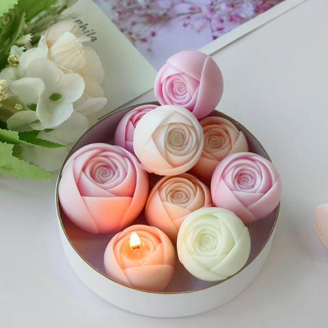 Smello 3D Rose mould for Candles, Soap & Resin (SCM 256)