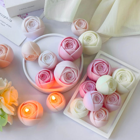Smello 3D Rose mould for Candles, Soap & Resin (SCM 256)