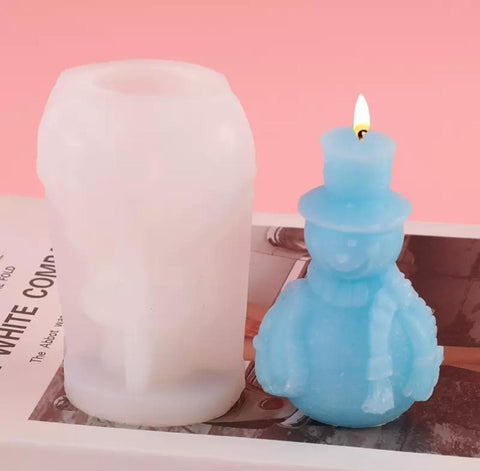 Smello Christmas Snowman Silicone mould for Candles, Soap & Resin (SCM 269)