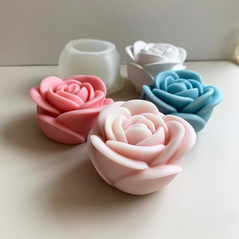 Smello's Tea Rose Candle Silicone Mould (SCM 228)