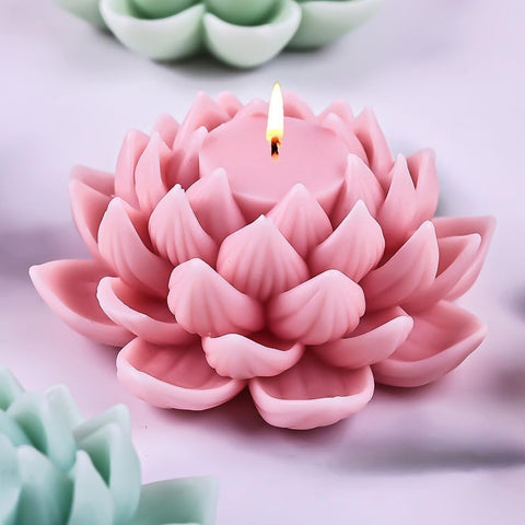 Smello 3D Lotus Flower Silicone mould for Candles, Soap & Resin (SCM 281)