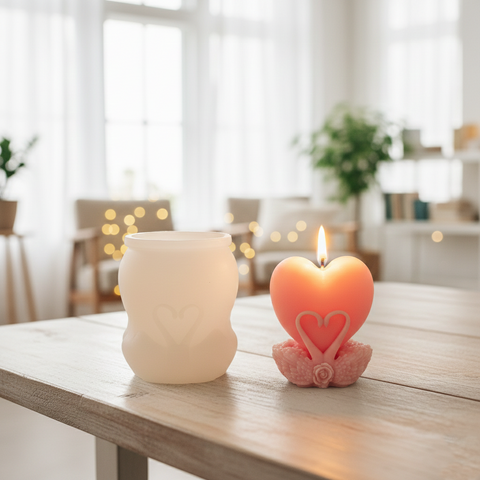 Smello Swan Couple Silicone mould for Candles, Soap & Resin (SCM 279)