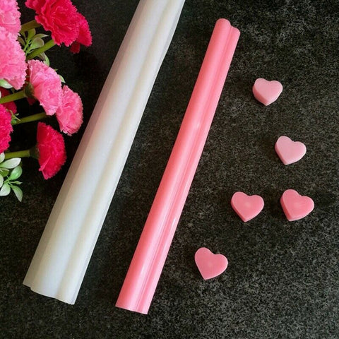 Smello's Heart Tube Silicone Mould (TM 103)