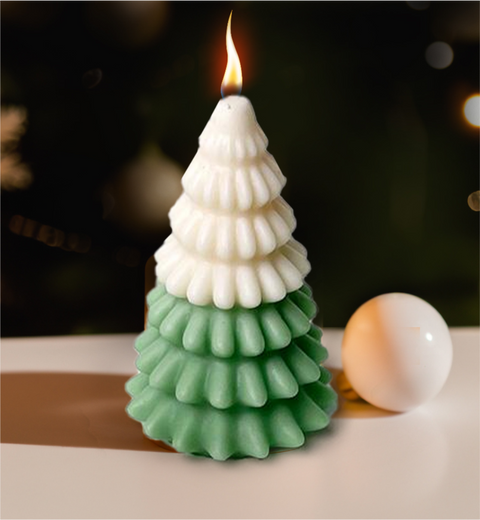 Smello's 3D Christmas Tree Shape Candle Silicone Mould (SCM 207)