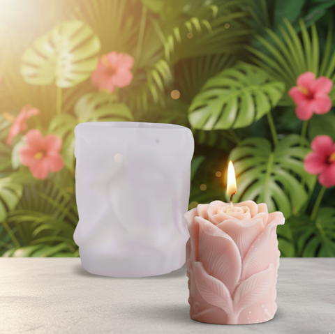 Smello Rose Bud Silicone Mould for Candles, Soap & Resin (SCM 272)