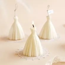 Smello's Bride Dress Candle Silicone Mould (SCM 128)