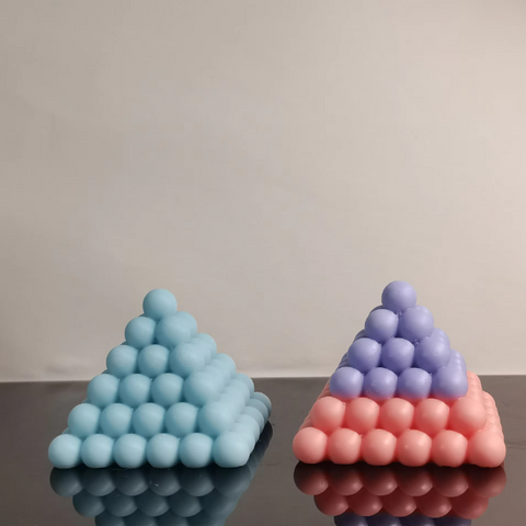 Smello's Bubble Pyramid Candle Silicone Mould (SCM 108)