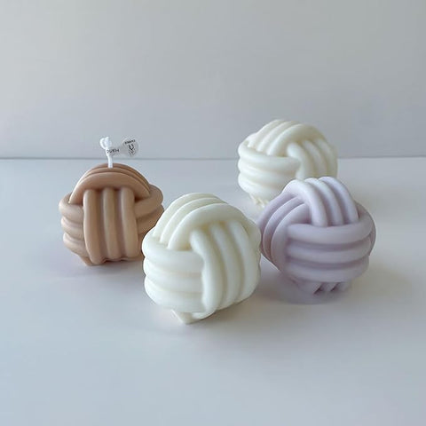 Smello's Knitted Knots Candle Silicone Mould (SCM 120)