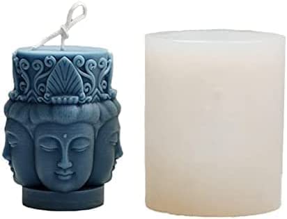 Smello's 3D Buddha statue Candle Silicone Mould (SCM 148)