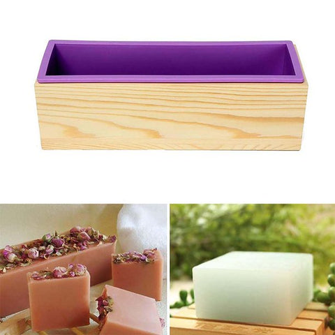 Smello's Wooden Rectangle Silicone Loaf Mould (LM 103)