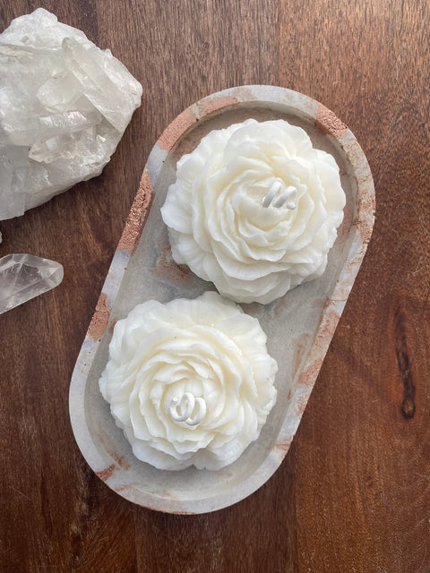 Smello's Peony Flower Shape Candle Silicone Mould (SCM 157)