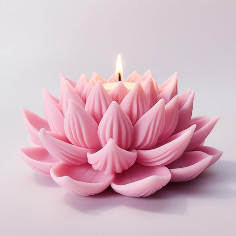 Smello 3D Lotus Flower Silicone mould for Candles, Soap & Resin (SCM 281)