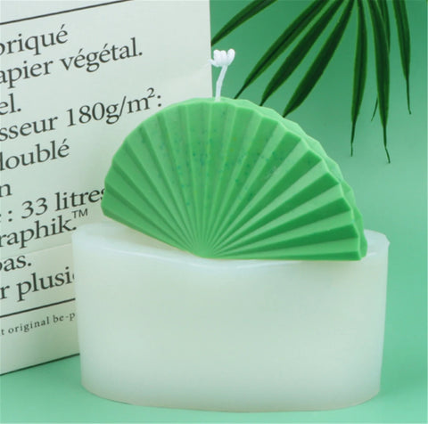 Smello's Big Scallop Leaf Candle Silicone Mould (SCM 109)