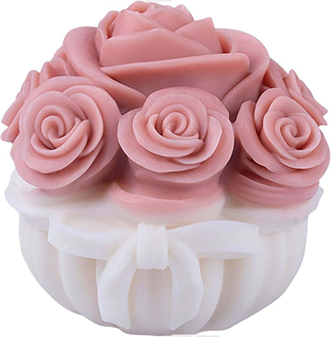 Smello Rose flower Succulent Bud Cylinder Silicone mould for Candles, Soap & Resin (SCM 275)