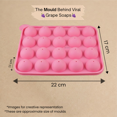 Smello Grape Silicone Soap Mold (MC 119)