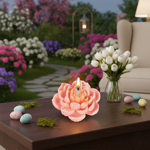 Smello Beautiful Lotus Flower Silicone mould for Candles, Soap & Resin (SCM 282)