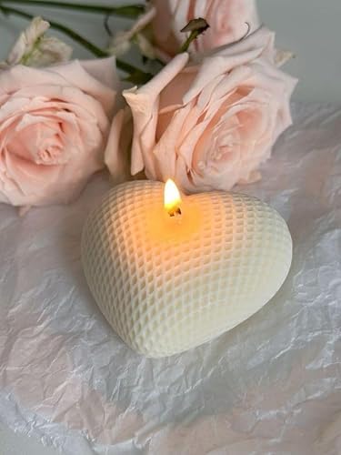 Smello 3D Heart Silicone mould for Candles, Soap & Resin (SCM 274)