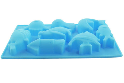 Smello's 8 Ocean Fish Penguin Dolphin Whale Chocolate Silicone Moulds (CHM 145)