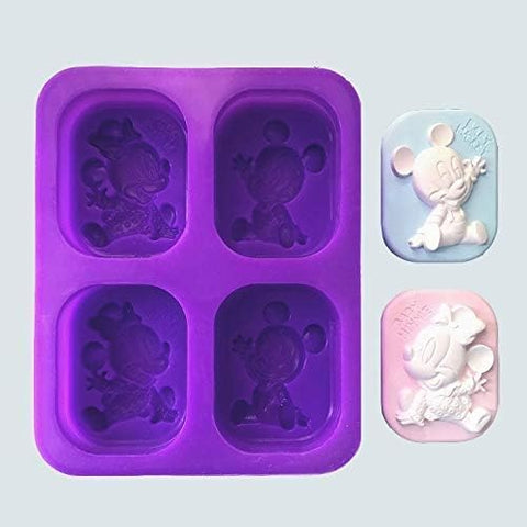 Smello's 4 Cavity Mouse Kids Special Silicone Mould (KS 109)