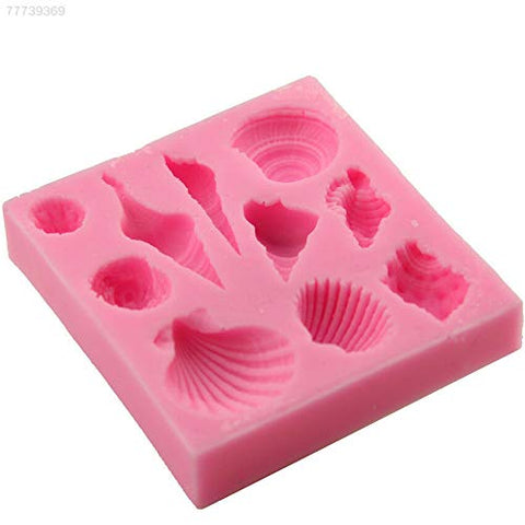 Smello's 10 Cavity Seashells Silicone Fondant Mould (FB 107)