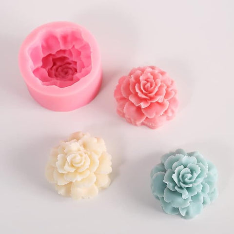 Smello's 3D Carnation Silicone Soap Moulds (SC 118)