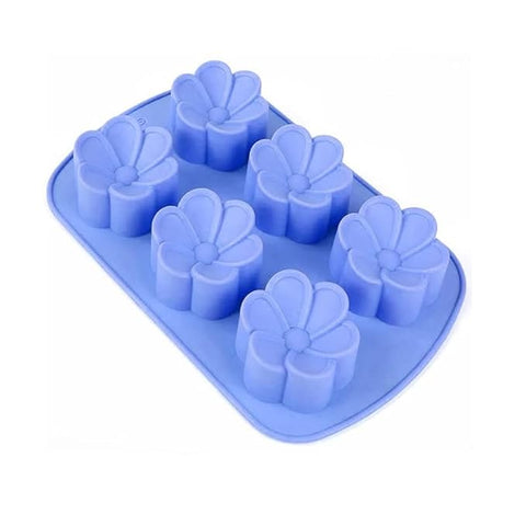 Smello's 6 Cavity Petal Cute Silicone Floral Mould (FM 107)