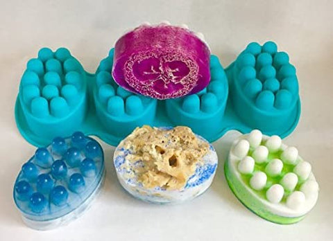 Smello's 4 Cavity Massage Kids Special Silicone Mould (KS 114)