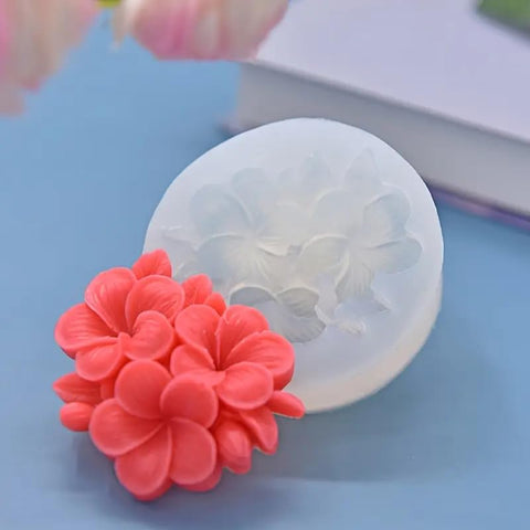 Smello 3D Plumeria Frangipani Flower Silicone Candle & Soap Mold (SCM 289)