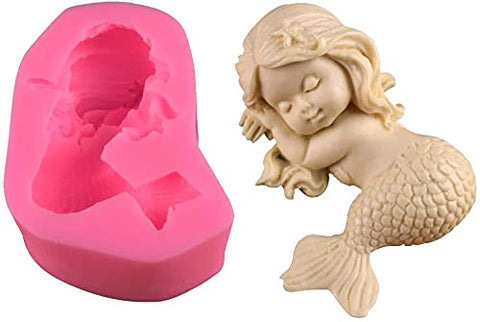 Smello's Baby Mermaid Silicone Soap Moulds (SC 119)