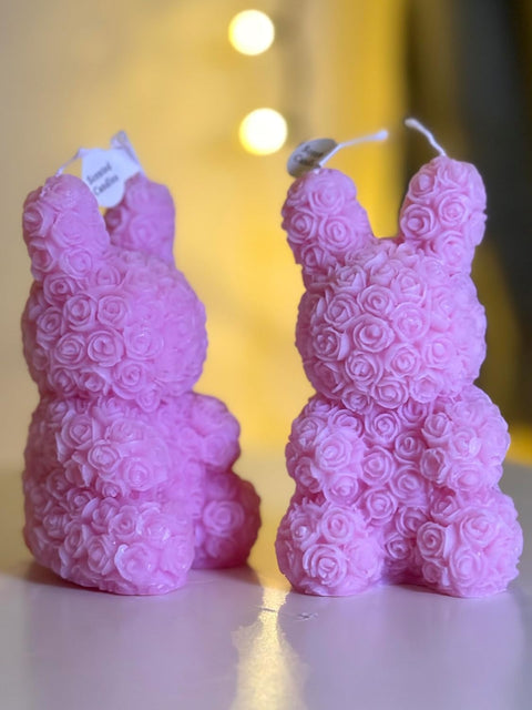 Smello's Rose Rabbit Candle Silicone Mould (SCM 191)