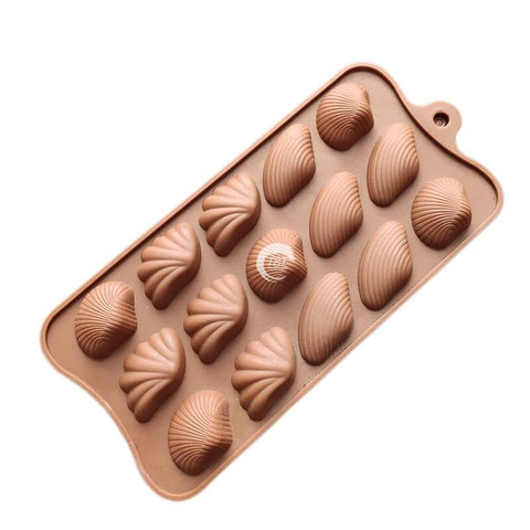 Smello's 15 Sea Cavity Shells Chocolate Silicone Moulds (CHM 123)