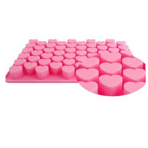 Smello's 60 Cavity Small Heart Chocolate Silicone Moulds (CHM 118)