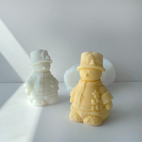 Smello's Christmas Snowman Candle Silicone Mould (SCM 211)