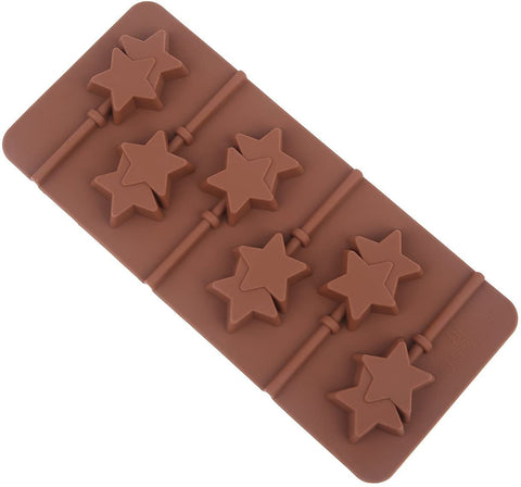 Smello's Double Star Lollipop Chocolate Silicone Moulds (CHM 140)