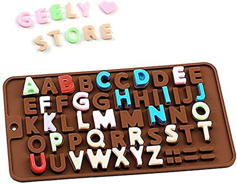 Smello's Double Alphabets Chocolate Silicone Moulds (CHM 153)