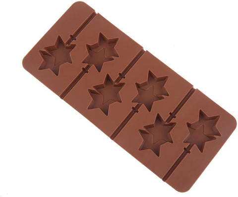 Smello's Double Star Lollipop Chocolate Silicone Moulds (CHM 140)