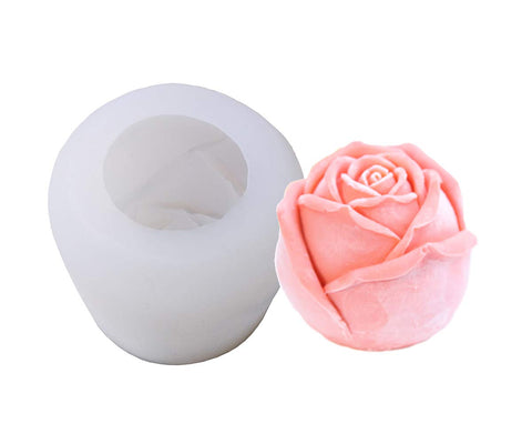 Smello's Flower Bloom Rose Shape Silicone Soap Moulds (SC 133)