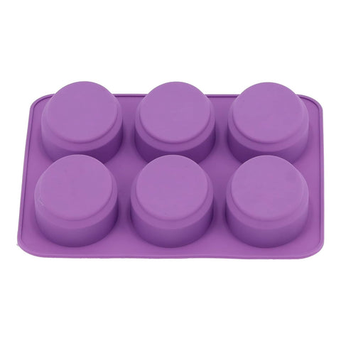 Smello's 6 Cavities Oval Silicone 3D Multi Cavity Mould Mould (MC 116)