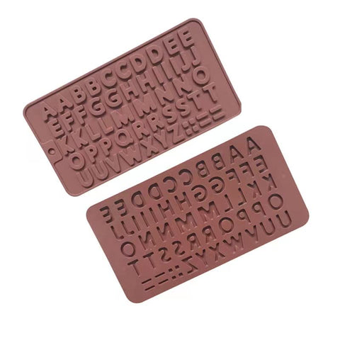 Smello's Double Alphabets Chocolate Silicone Moulds (CHM 153)