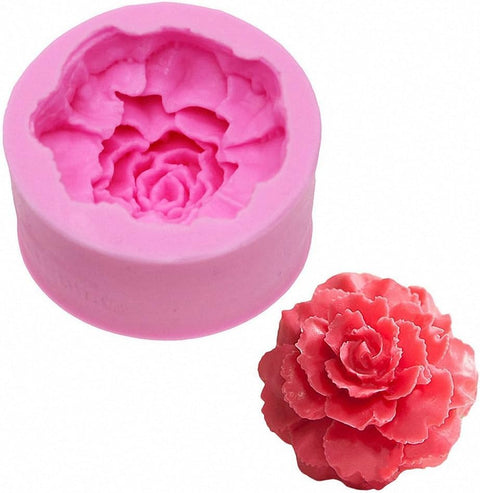 Smello's 3D Carnation Silicone Soap Moulds (SC 118)