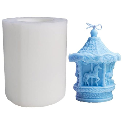 Smello's Carousel Candle Silicone Mould (SCM 152)