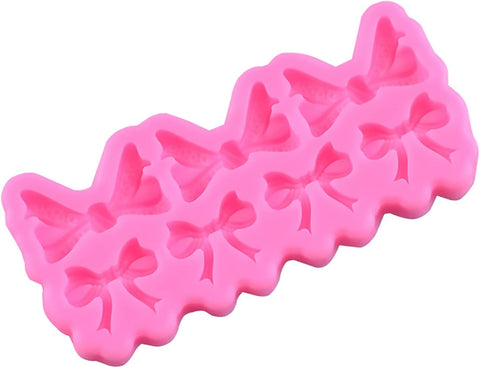 Smello's 7 Cavity Bows Silicone Fondant Mould (FB 108)