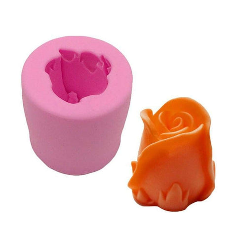 Smello's Deep Rose Bud Silicone Soap Moulds (SC 117)