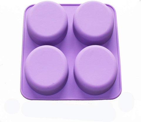 Smello's 4 Cavity Oval Butterfly Flower Silicone 3D Multi Cavity Mould (MC 109)