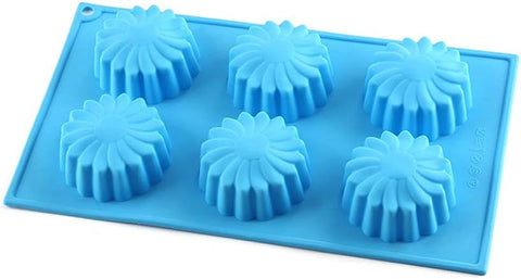 Smello's 6 Cavity Daisy Silicone Floral Mould (FM 108)