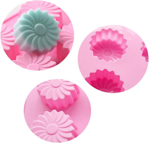 Smello's 6 Cavity Daisy Silicone Floral Mould (FM 108)