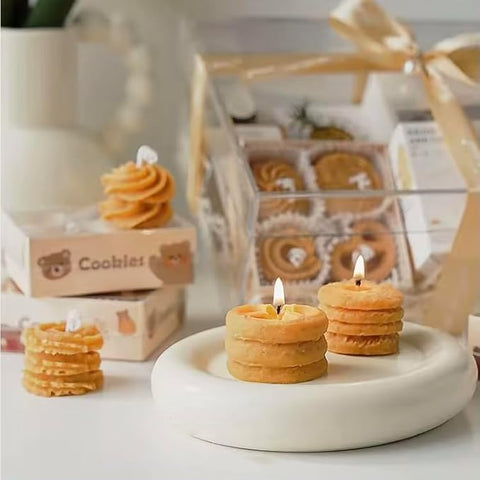 Smello's Set of 4 Cookies Sweet Candle Silicone Mould (SCM 187)