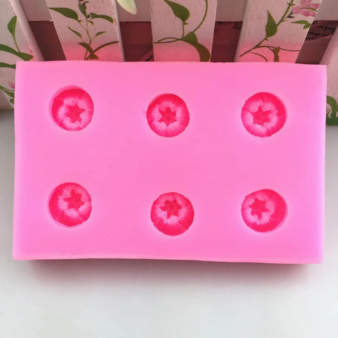 Smello's 6 Cavity Mini Flowers Silicone Fondant Mould (FB 124)